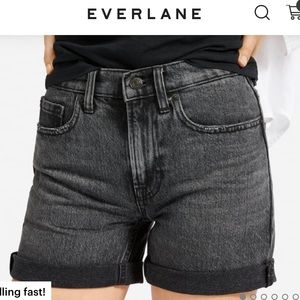 Everlane denim shorts